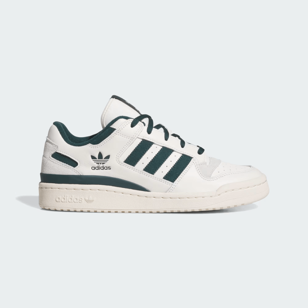 green and white adidas forum