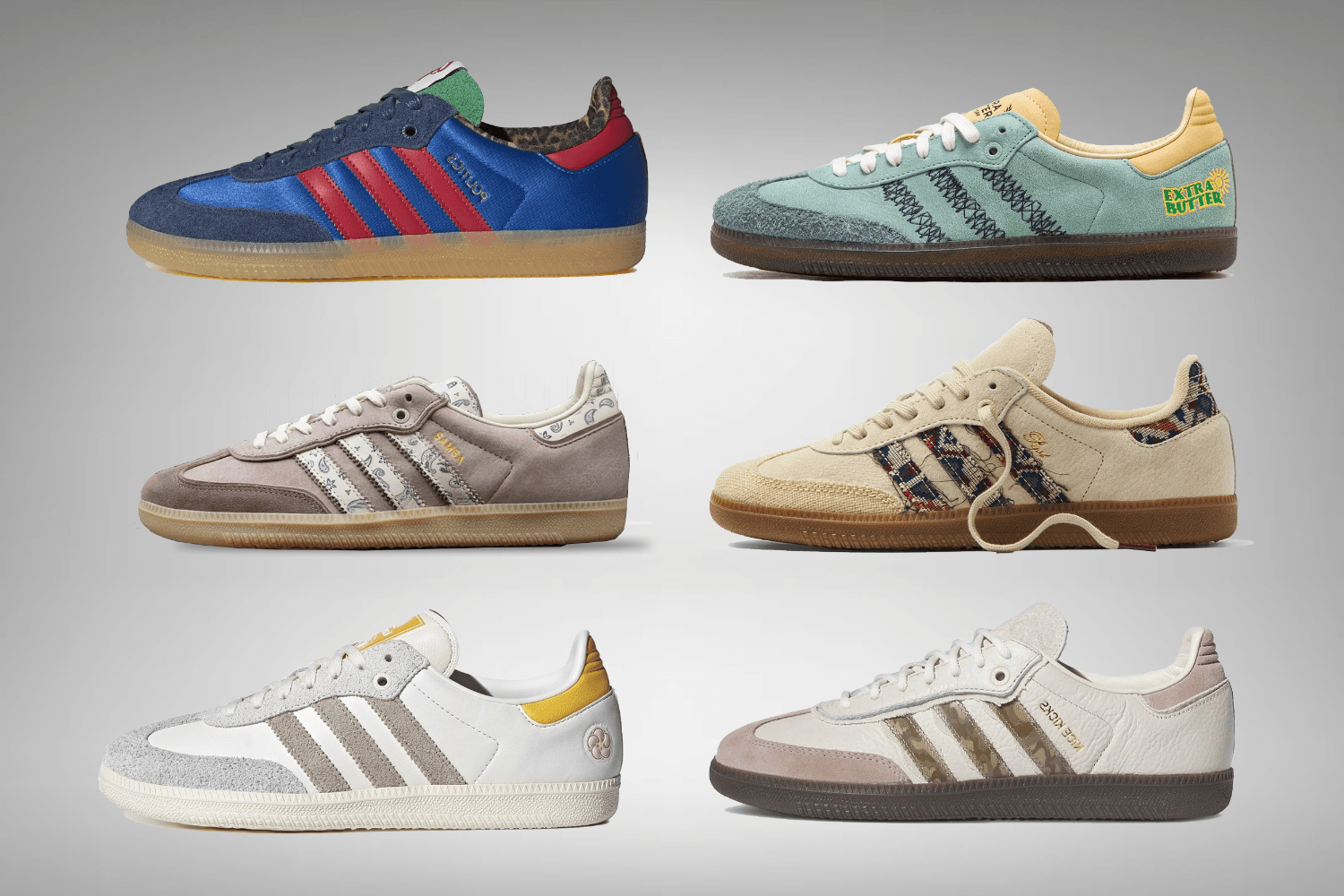 De adidas Samba releases uit de Consortium Cup