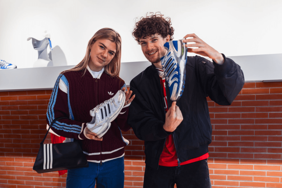 Sneakerjagers' Lotte en Mats bezochten de adidas Store Amsterdam en stylden de Adistar CNTRL 5