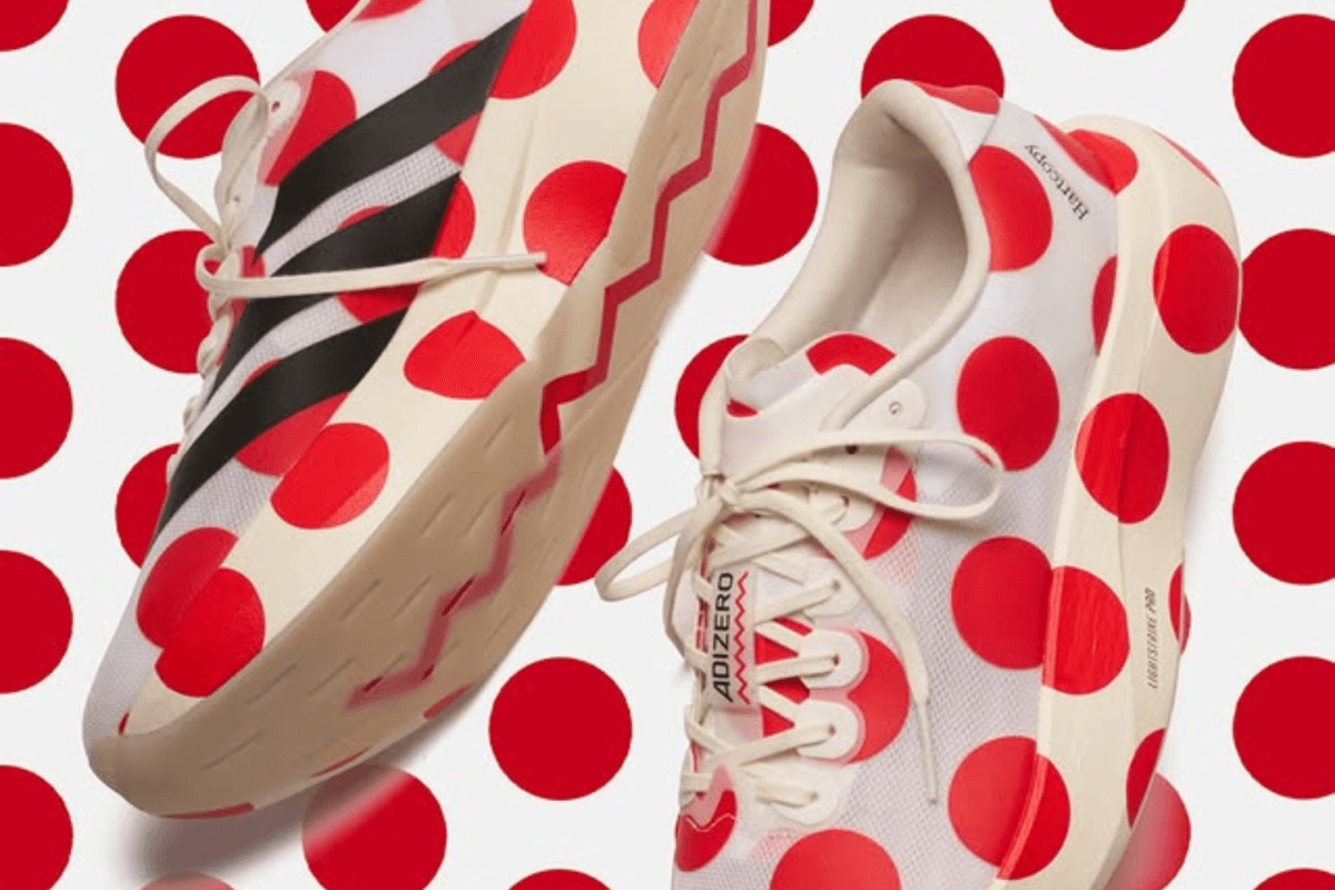 Hartcopy brengt polkadots naar de adidas Adizero EVO SL in nieuwe samenwerking