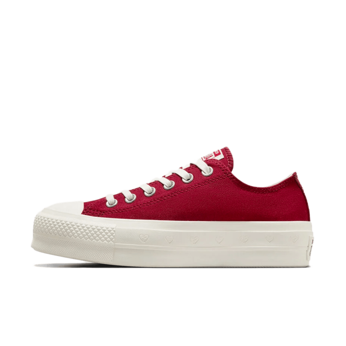 Converse Chuck Taylor All Star Lift Platform Low 'Park Red' - Valentine's Day Pack A13653C