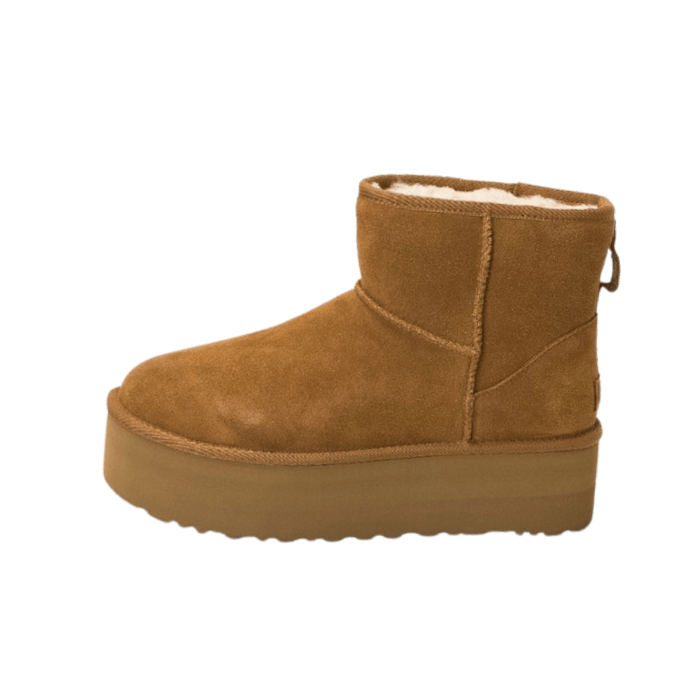 Damen Schneestiefel Braun UGG W CLASSIC MINI PLATFORM 1134991-CHE