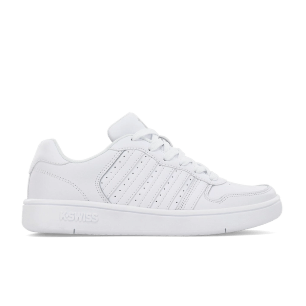 K-SWISS MENS COURT PALISADES WHITE/GRAY
