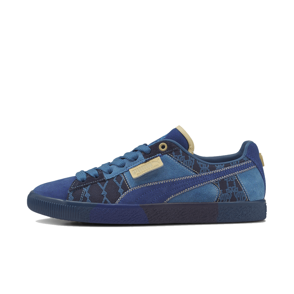 Dapper Dan x Puma Clyde Vintage 'Pre-Game Runway Blue' 392082-01