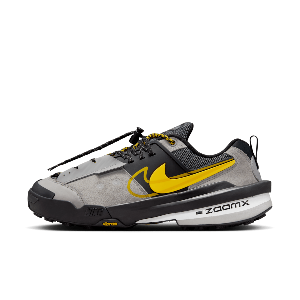 sacai x Nike Zegamadome SP 'Matte Silver & Tour Yellow' HQ8618-002