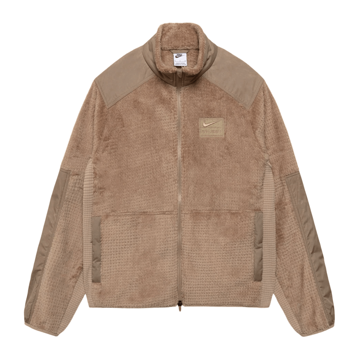 Stüssy x Nike High-Loft Full-Zip Jacket 'Pine Nut' HQ8524-223