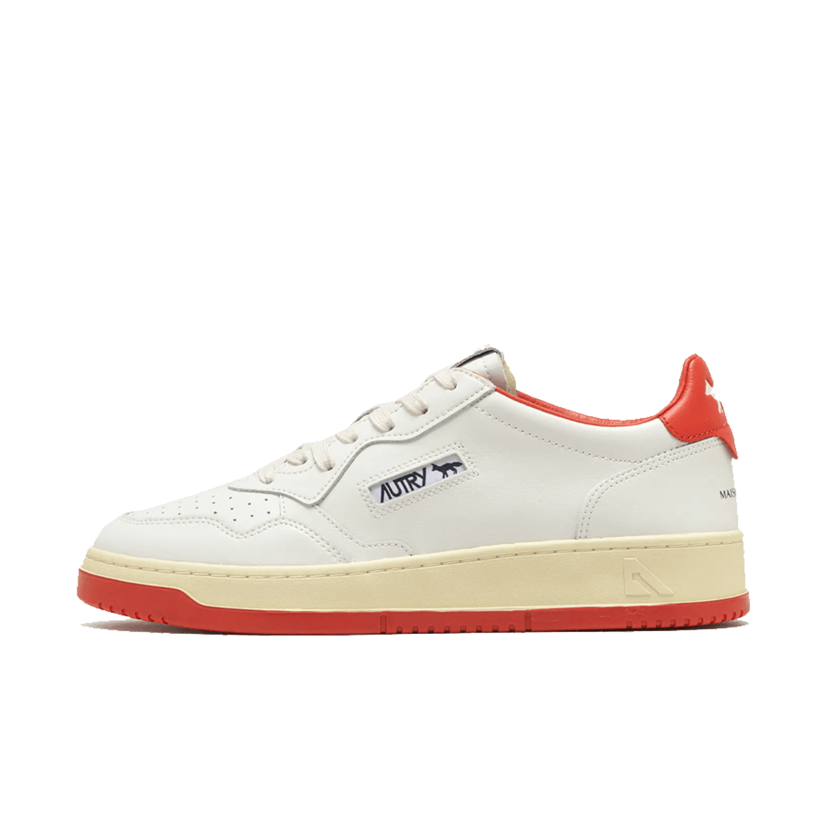 Maison Kitsune x Autry Medalist Low 'White & Red' AULMMK02