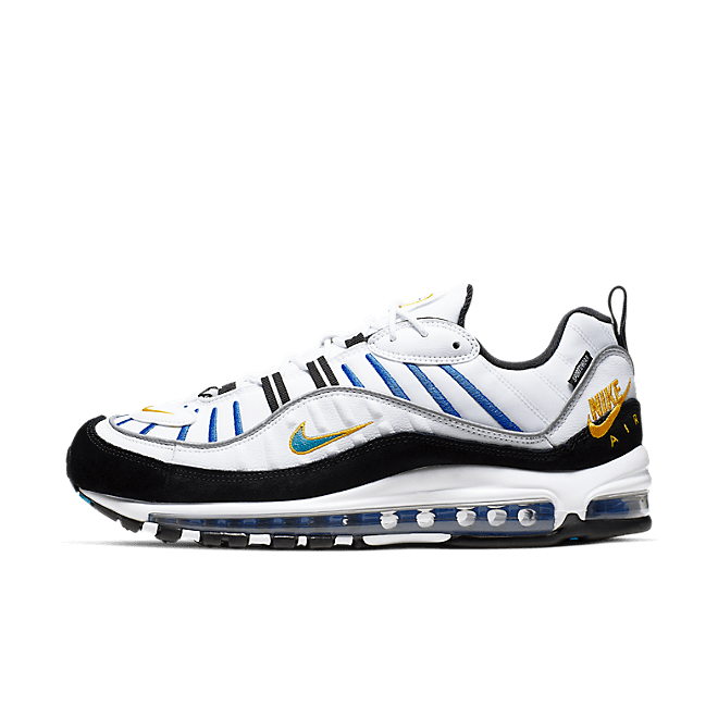 Nike Air Max 98 White Teal Nebula University Gold BV0989-102