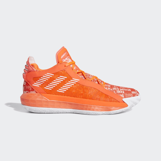 adidas Dame 6 Solar Red White FU6808