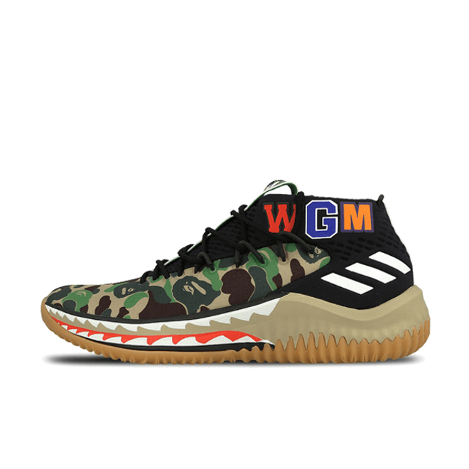 adidas Dame 4 X Bape 'A Bathing Ape Green' AP9974