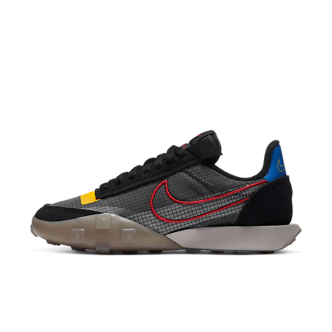 Nike Waffle Racer 2X Black Solar Flare University Red (W) CK6647-002
