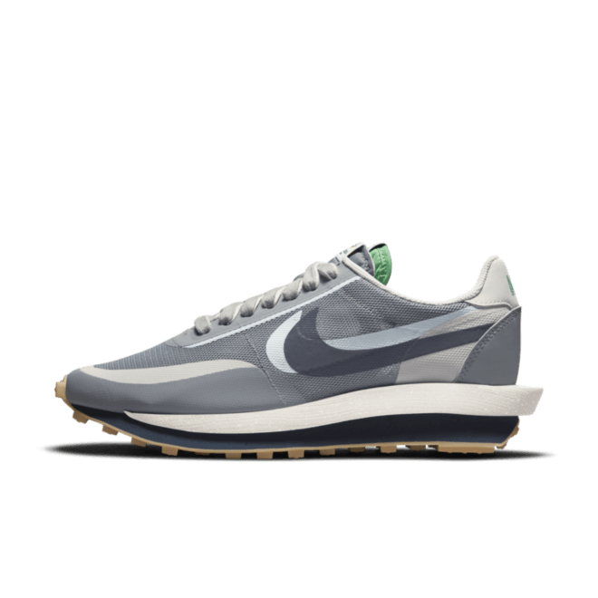 CLOT x Sacai x Nike LDWaffle 'Cool Grey' DH3114-001