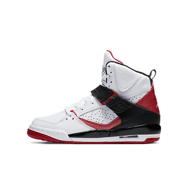 Jordan Flight 45 High White Red Black (GS) 524865-130