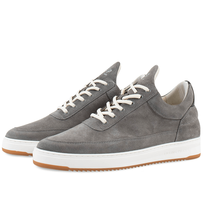 Filling Pieces Low Top Ripple Suede 'Grey' 2512279-1002