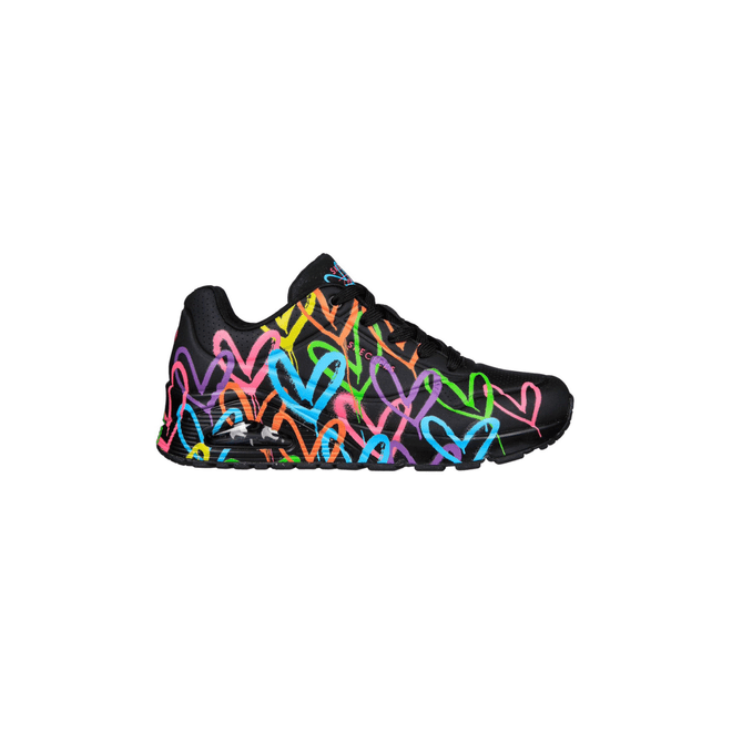 Skechers Uno 'Highlight Love' - Black 177981/BKMT