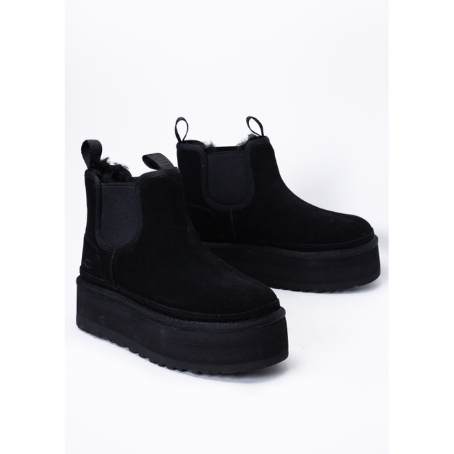 Damen Chelsea-Boots Schwarz UGG W NEUMEL PLATFORM CHELSEA 1134526-BLK