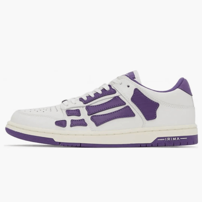 AMIRI Skel Top Low White Purple PS22MFS003-196