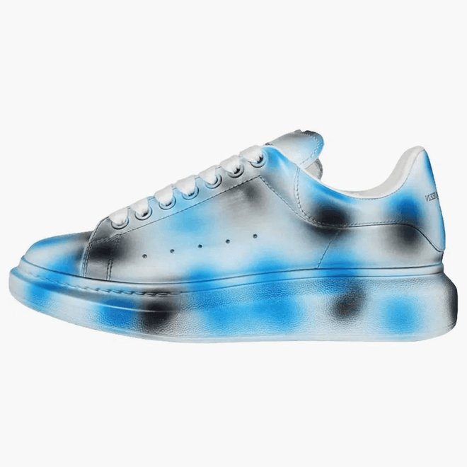 Alexander Mcqueen Oversized White Blue Spray Paint 730083WICW18912