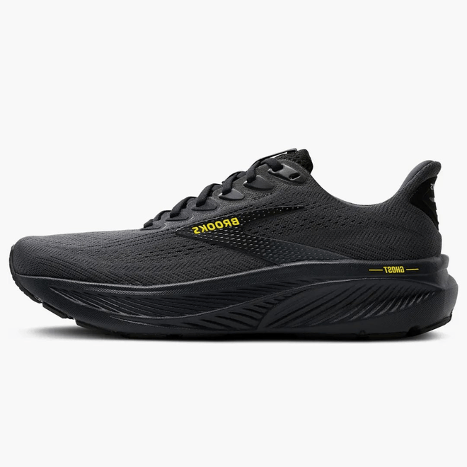 Brooks Ghost 17 Ebony Black Yellow 110442-1D-059