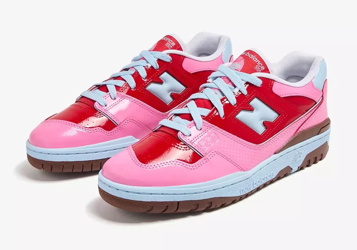 New Balance 550 Y2K Patent Leather Red Pink BB550YKC