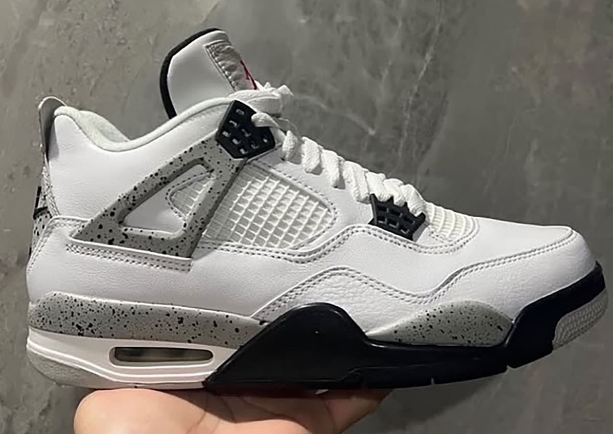 Air Jordan 4 White Cement