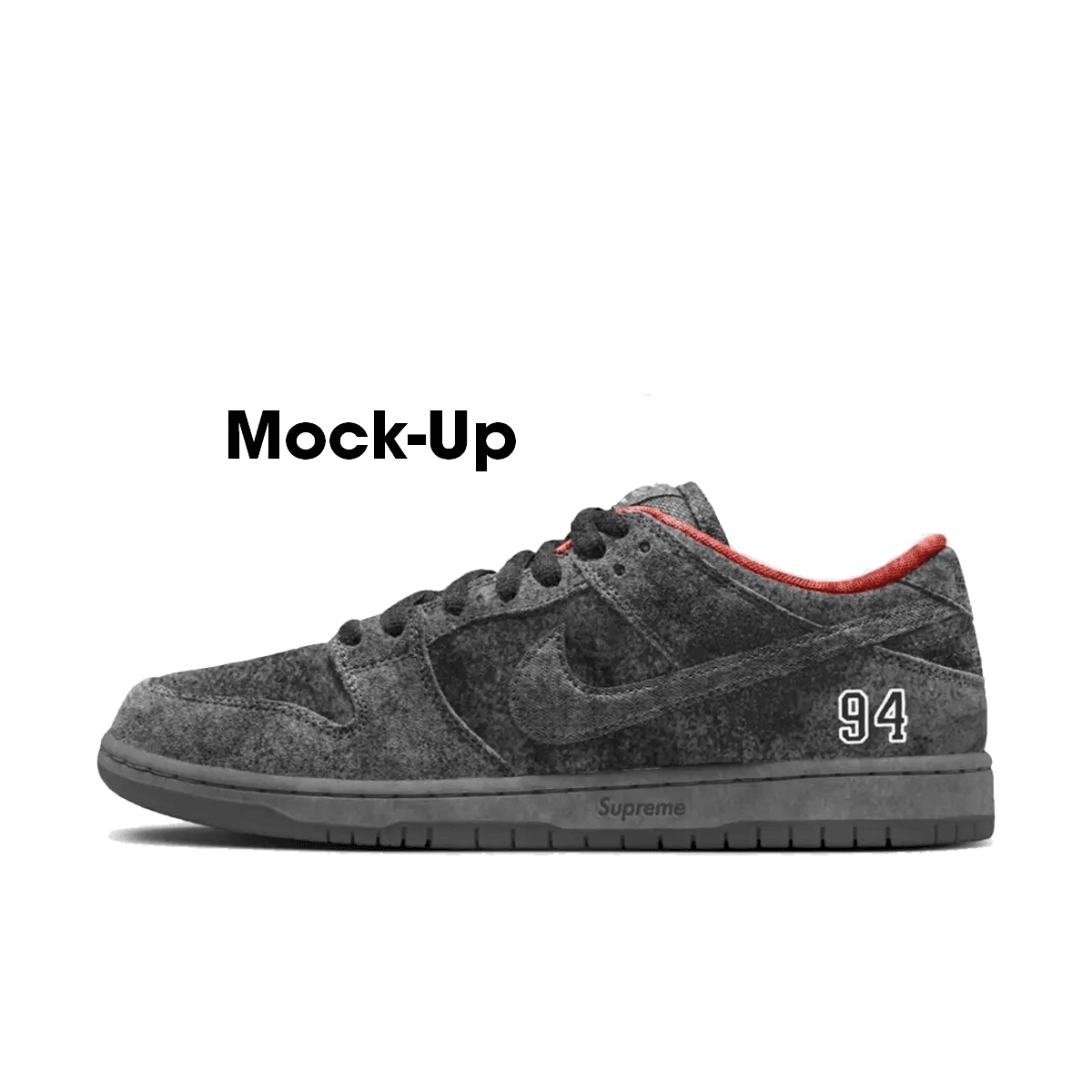 Supreme x Nike SB Dunk Low Pro 'Black' - 2025
