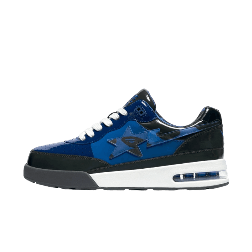 A Bathing Ape Bape Road Sta Patent Leather Blue (2022)