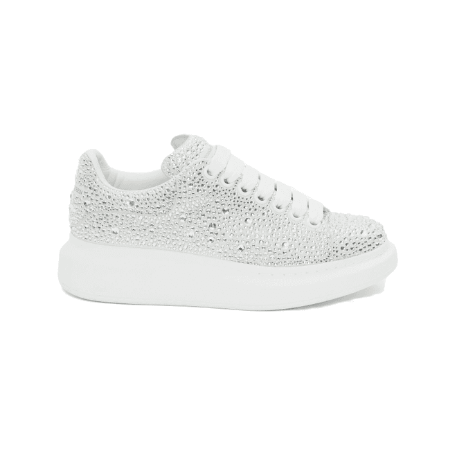 Alexander McQueen Oversized White Crystal