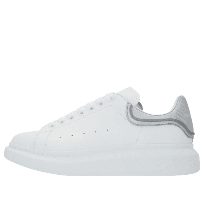 Alexander McQueen Oversized White Silver Metallic