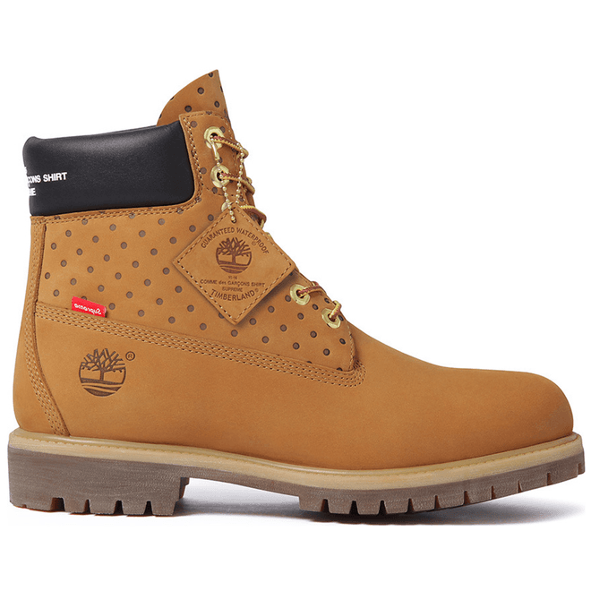 Timberland 6" Boot Supreme x Comme des Garcons Wheat