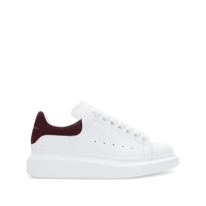 Alexander McQueen Oversized "White/Burgundy"