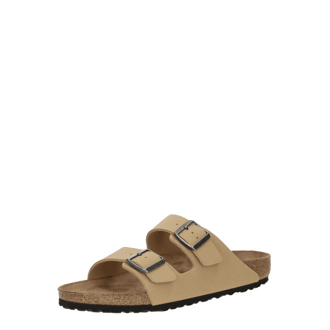 Birkenstock Arizona Birko-Flor Birkibuc Birkibuc Latte Cream 