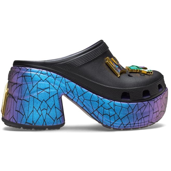 Crocs Disney Evil Queen Siren Clogs Black 