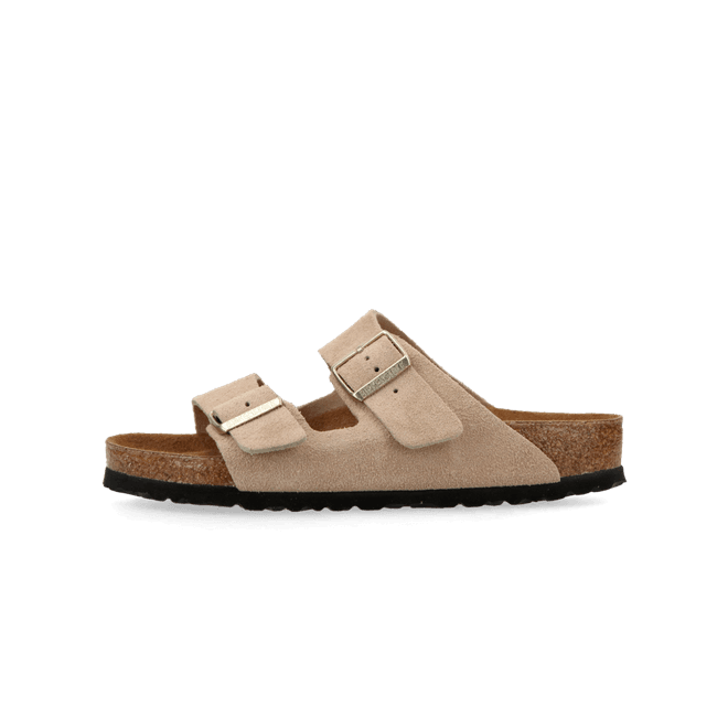 Birkenstock Arizona Suede Leather sandcastle