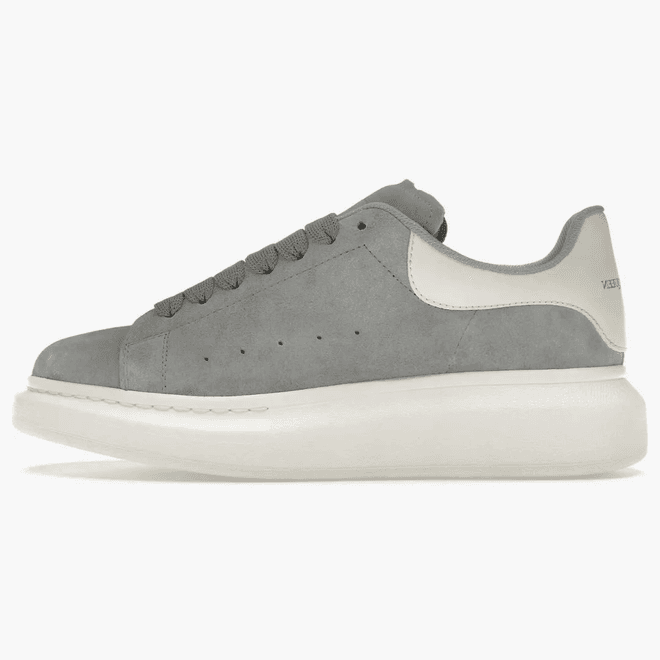 Alexander Mcqueen Oversized Dove Grey Suede (women's)