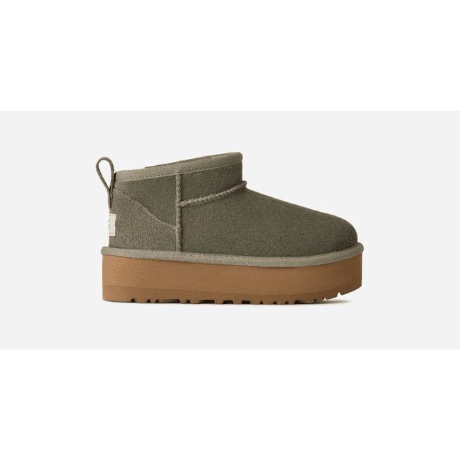 UGG® Classic Ultra Mini Platform Boot Kids Green