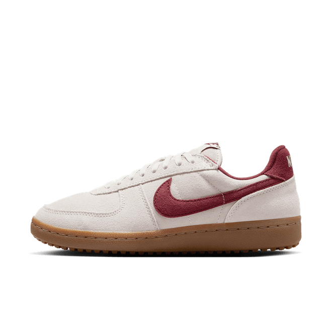 Nike Field General Suede Light Bone Dark Team Red (women's)
